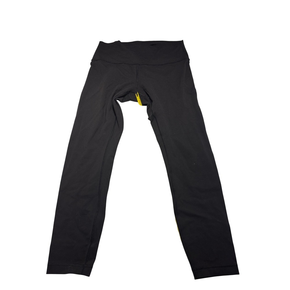Lululemon Wunder Under Crop High Rise Leggings Black Size 10 W6BS6S